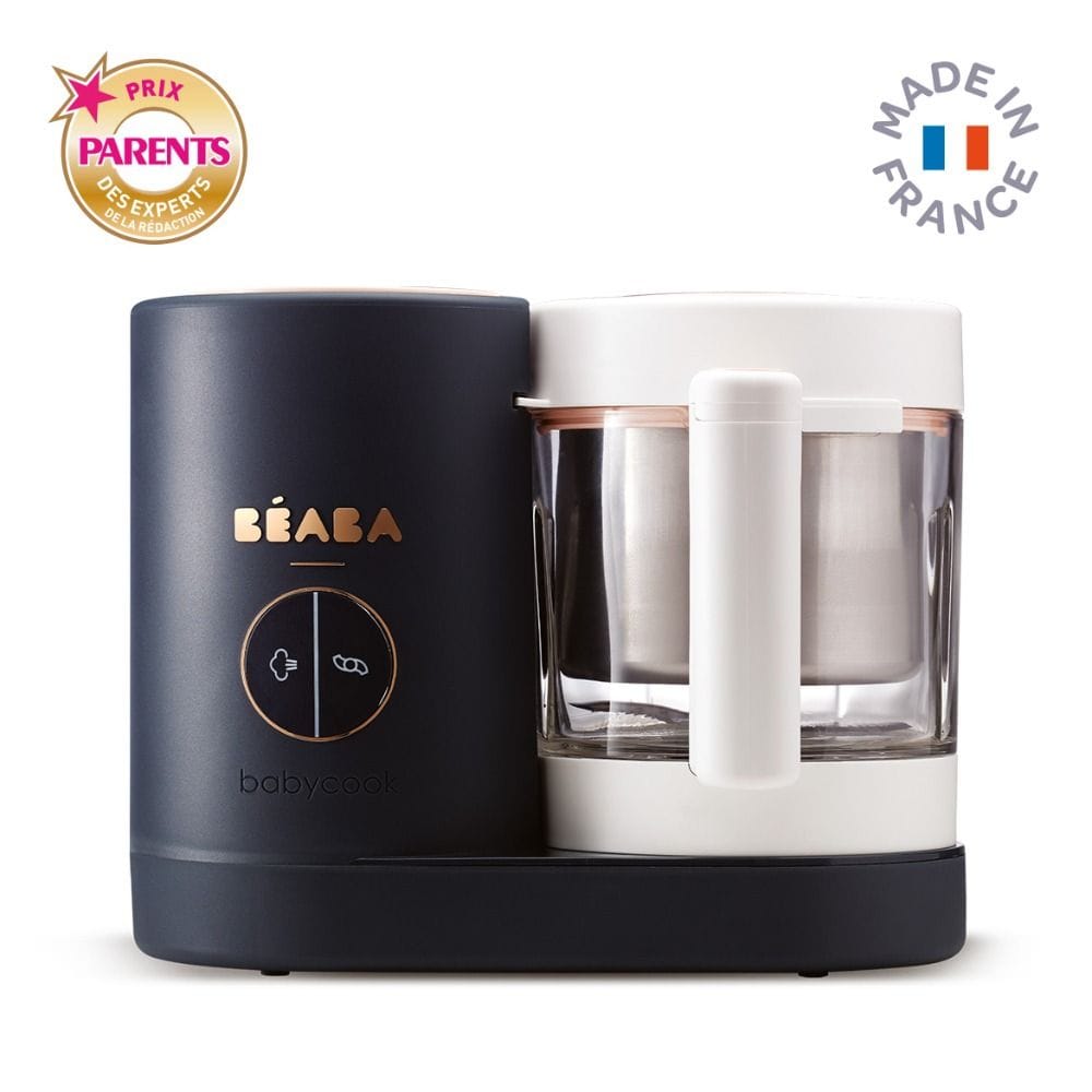 Beaba Babycook Neo Robot Cooker, 6 In 1 Food Processor, 50% Reduction Water And Energy Consumption, Ultra Performance Mixing - Night Blue