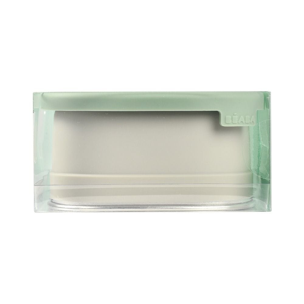 Beaba Stainless Steel Lunch Box, Lightweight & Portable, Safe & Stylish Design, BPA-Free, BPS Free - Velvet Gray/Sage Green