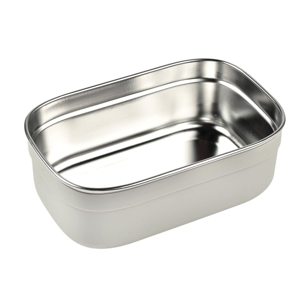 Beaba Stainless Steel Lunch Box, Lightweight & Portable, Safe & Stylish Design, BPA-Free, BPS Free - Velvet Gray/Sage Green