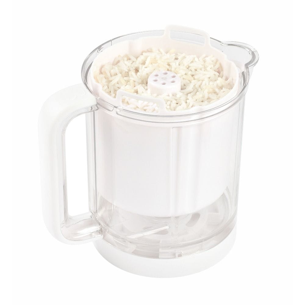 Beaba Babycook Express Pasta Rice Cooker, Easy To Clean, Dishwasher Safe, Food Safe Plastic - White