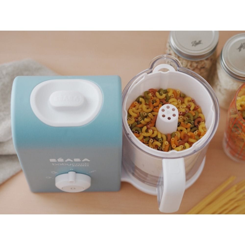 Beaba Babycook Express Pasta Rice Cooker, Easy To Clean, Dishwasher Safe, Food Safe Plastic - White