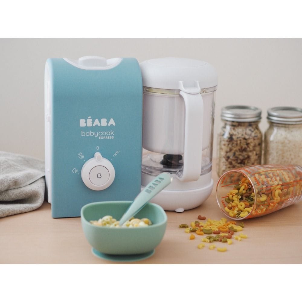 Beaba Babycook Express Pasta Rice Cooker, Easy To Clean, Dishwasher Safe, Food Safe Plastic - White