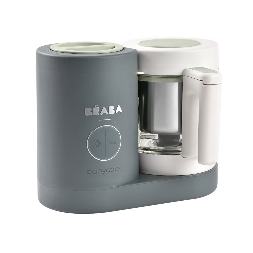 Beaba Babycook Neo Robot Cooker, 6 In 1 Food Processor, 50% Reduction Water And Energy Consumption, Ultra Performance Mixing - Mineral Gray