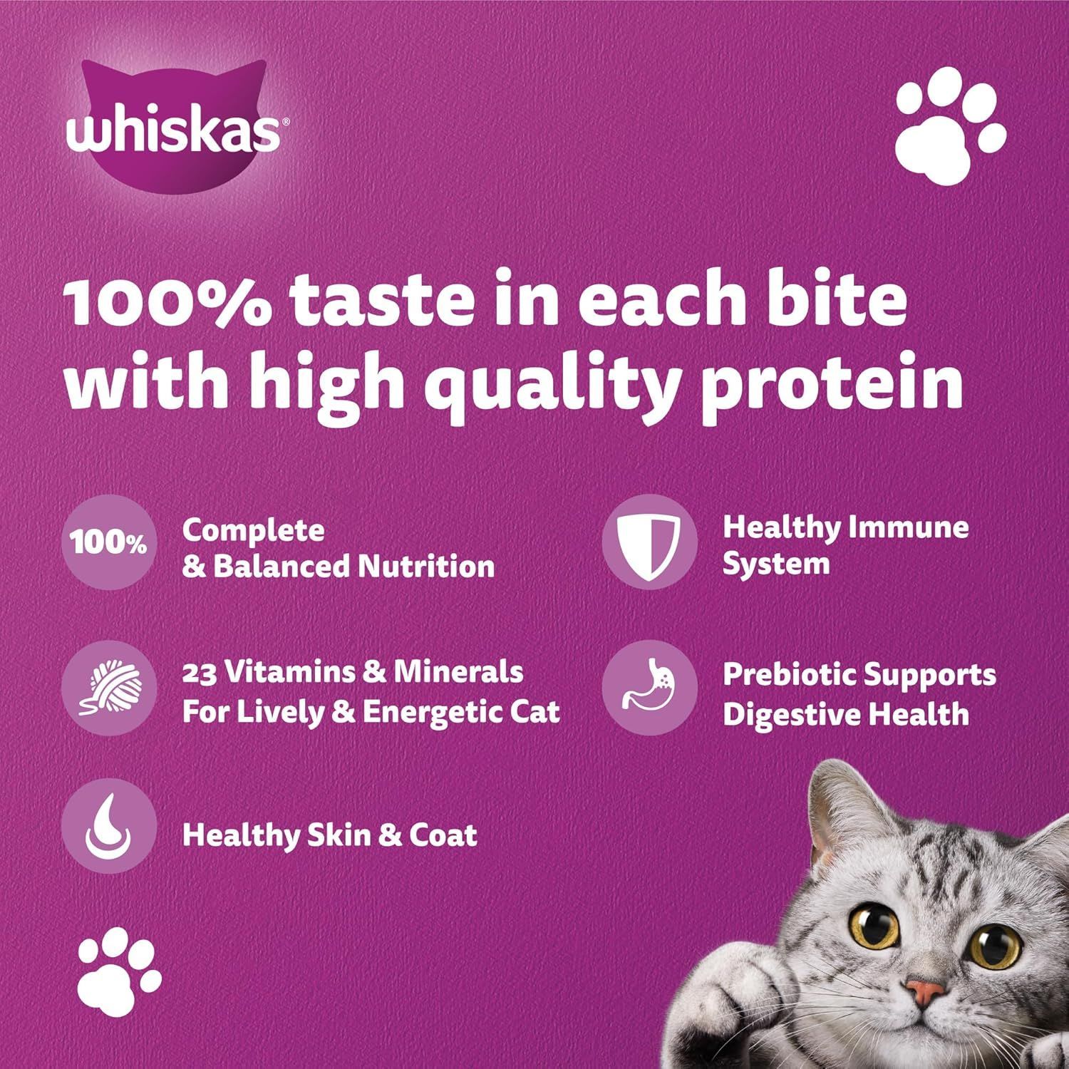 Whiskas Tuna Dry Cat Food 7Kg - Ultimate Nutrition for Adult Cats 1+