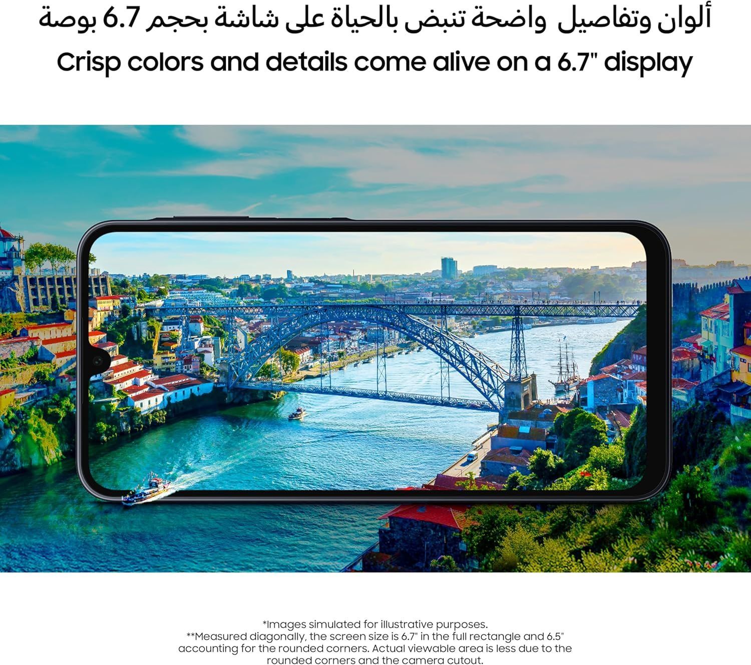 سامسونج جالاكسي A16 LTE - شريحتي اتصال، RAM ‏4 جيجابايت، سعة تخزين 128 جيجابايت - أسود