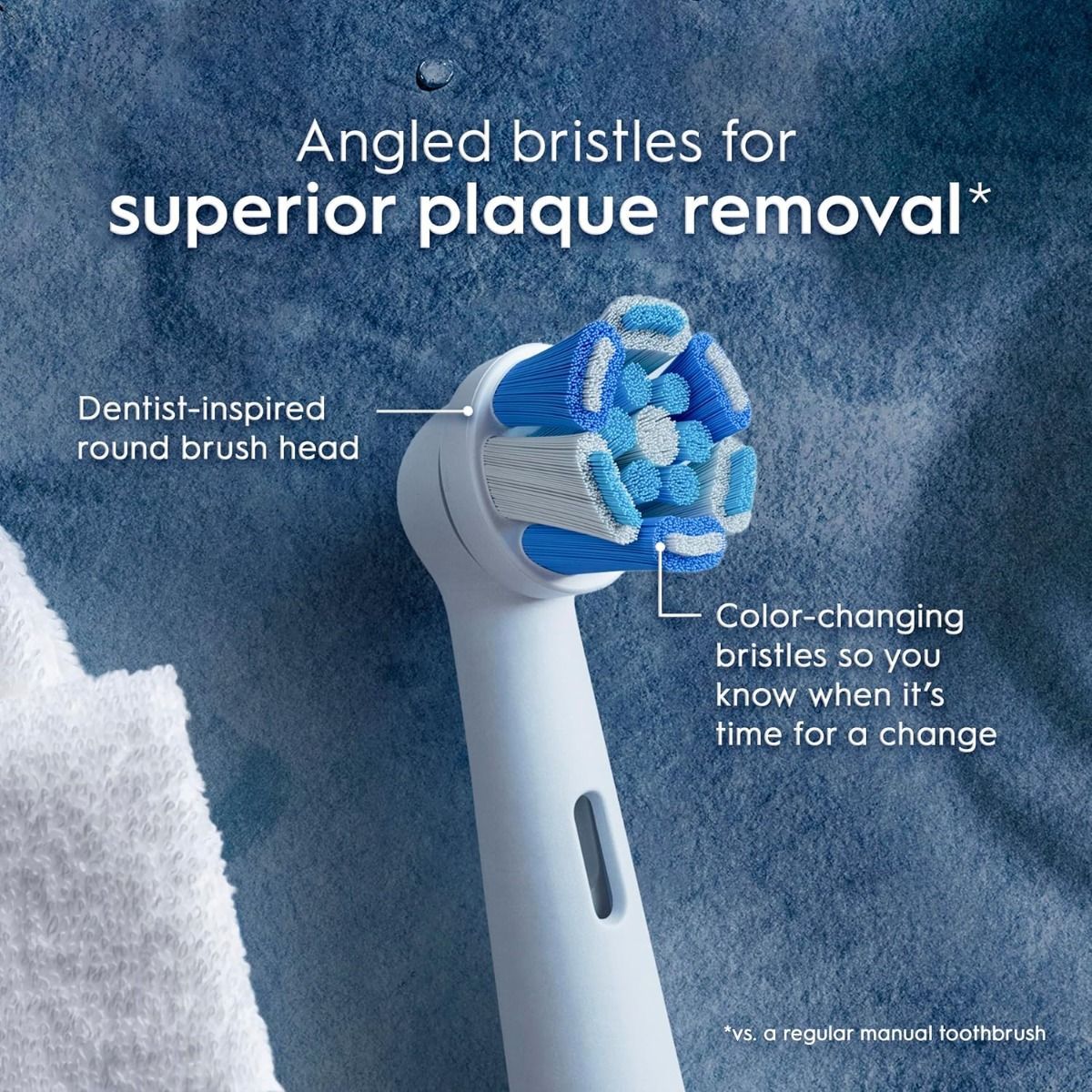 Oral-B iO Series Ultimate Clean Replacement Brush Heads, White, 2-Count - Compatible with iO Handles
