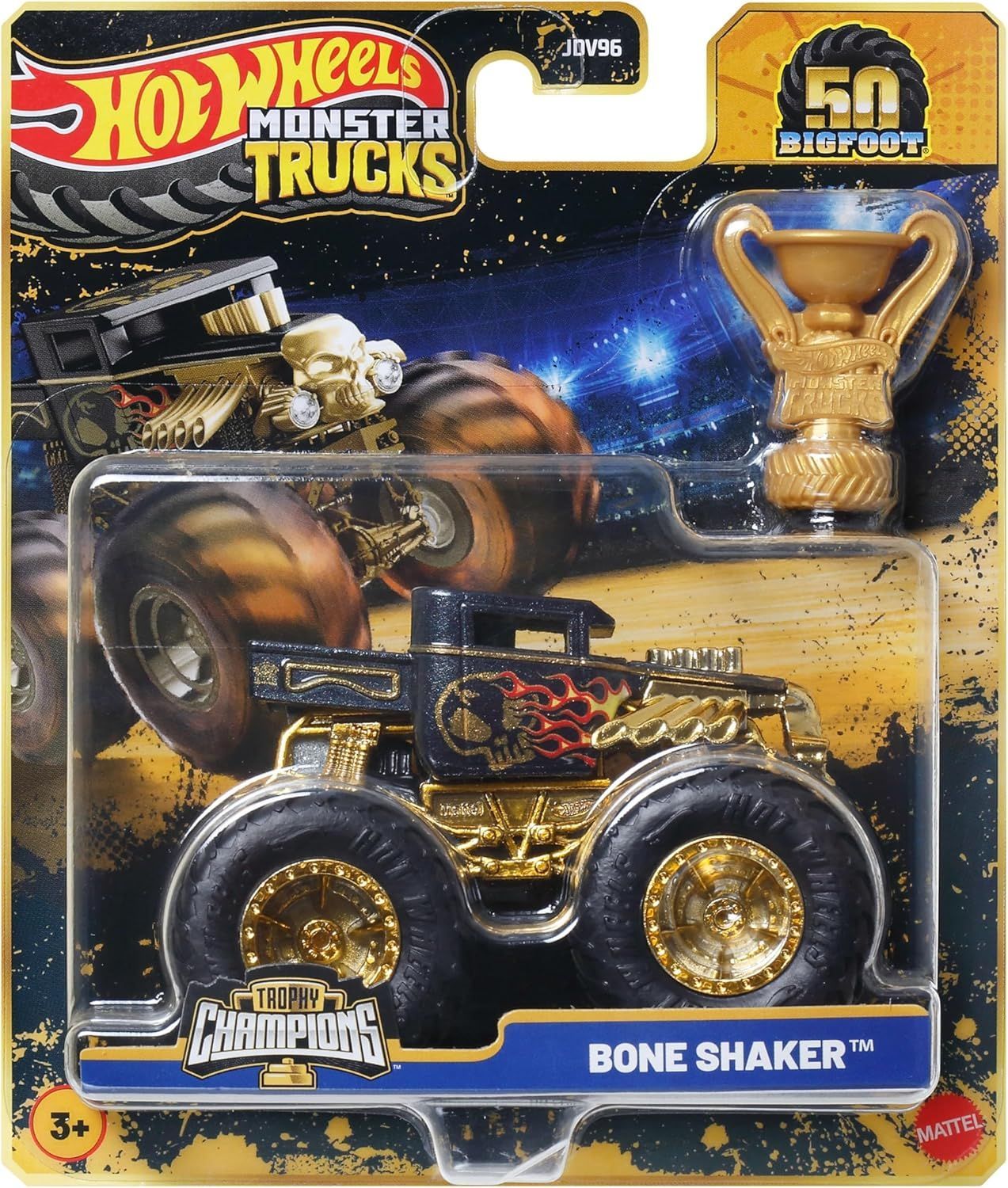Celebrate 50 Years of Bigfoot with Hot Wheels Monster Trucks Die-Cast Toy