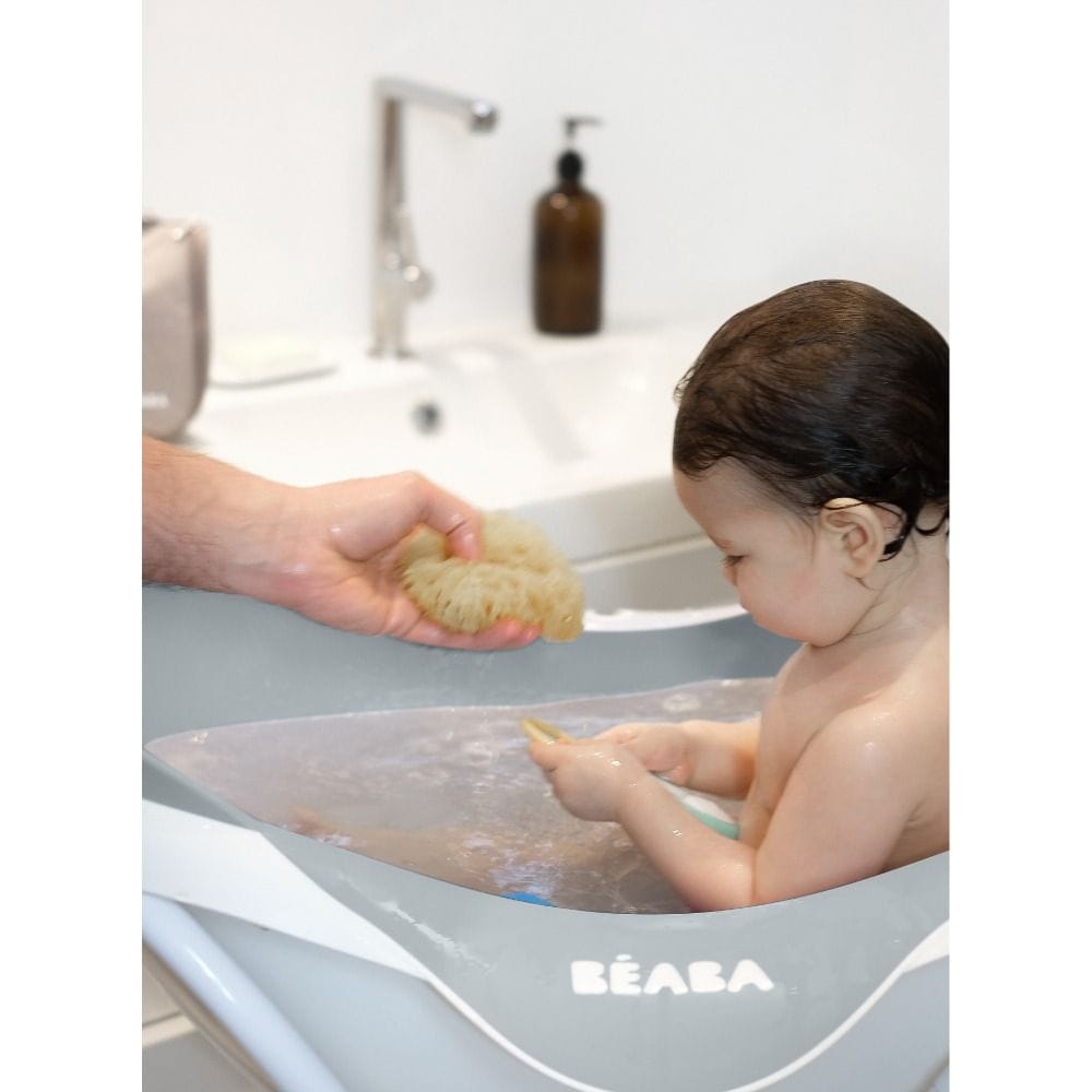 Beaba Camele'o 1st Age Bathtub, Non-Slip Matte Interior, Comfort And Stability, Ergonomic Design - Light Mist