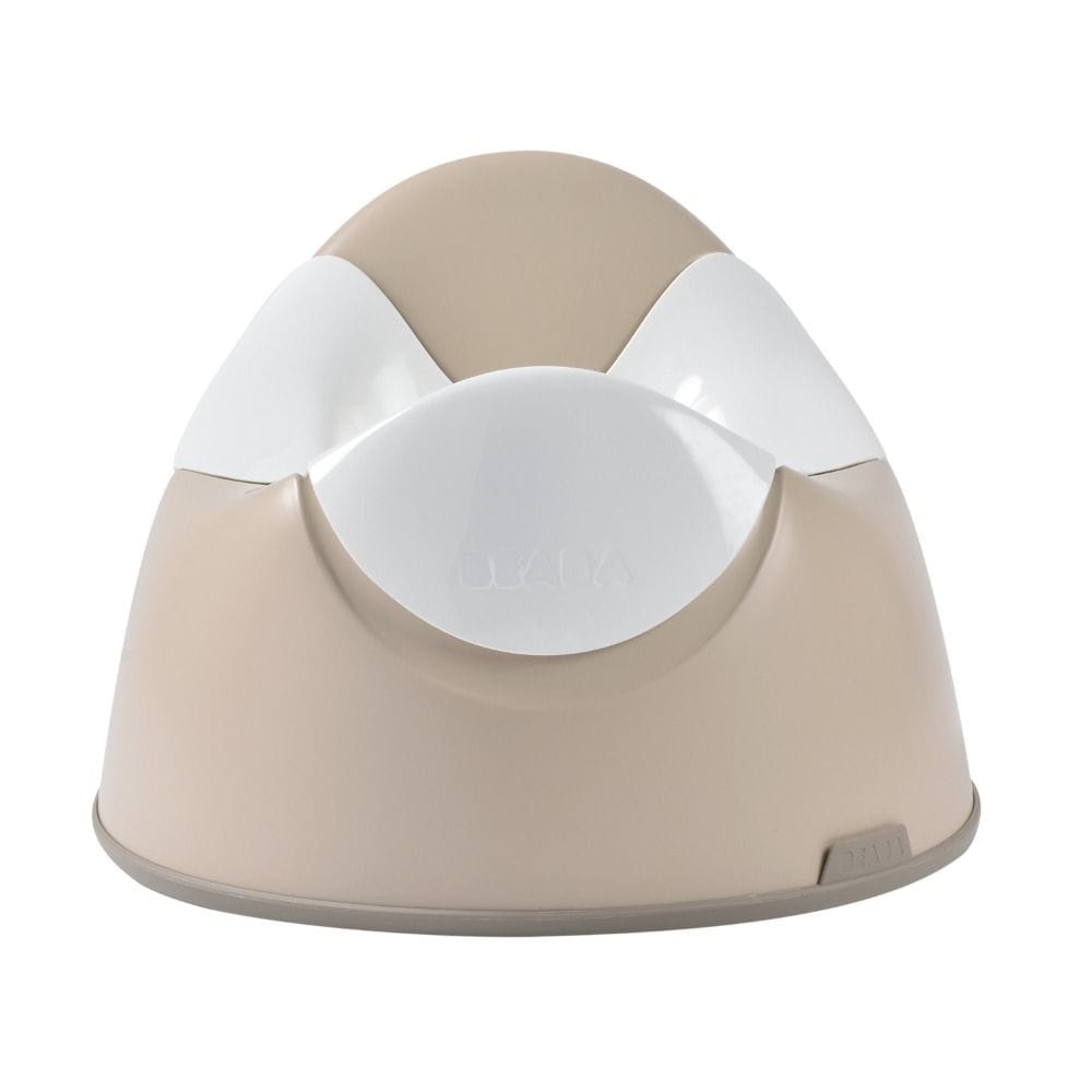 Beaba Ergonomic Training Potty Pot 18-36 Months, Ergonomic Design, Removable Bowl, Non-Slip Seal, Lightweight And Portable Design - Clay Earth