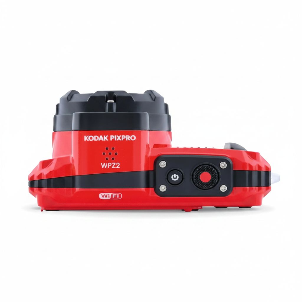 Kodak PIXPRO WPZ2 Waterproof Digital Camera 16MP with 4X Optical Zoom, Waterproof, Shockproof, Dustproof & 1080p Full HD Video | Red