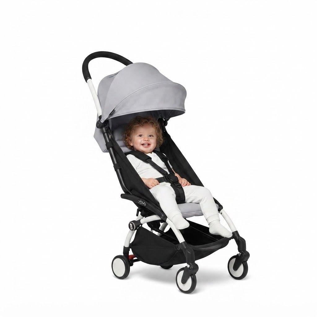 Stokke YOYO3 Compact Travel Stroller - Lightweight Cabin-Approved Baby Stroller for Infants 6 Months+, Engineered for Convenience and Durability in City Living