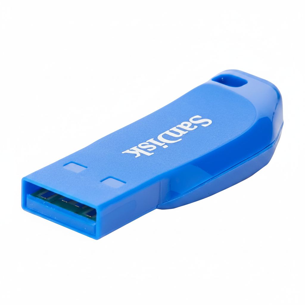 SanDisk Cruzer Blade USB Flash Drive 32GB, 3-Count - Blue, Pink, Green