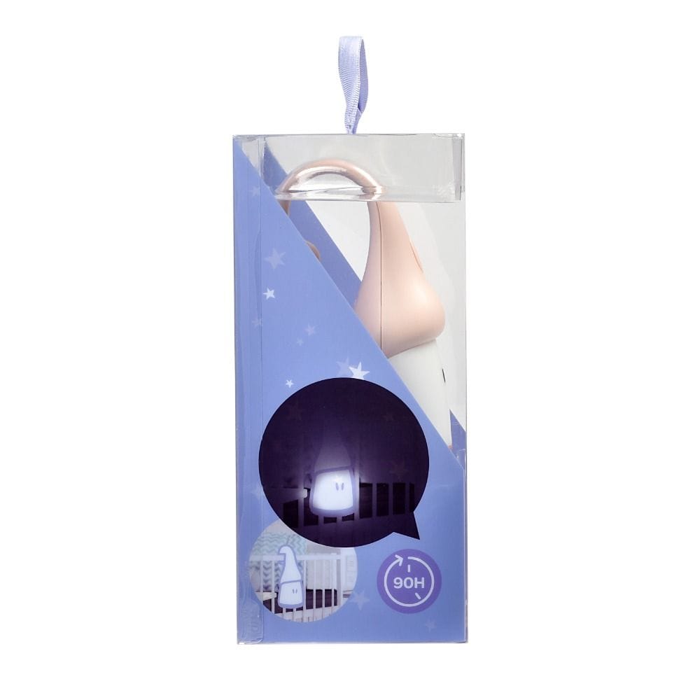 Beaba Pixie Torch 2 in 1 Movable Night Light, Long Battery Life, LED Technology For Reduced Energy Consumption, 2-in-1 Versatility - Chalk Pink