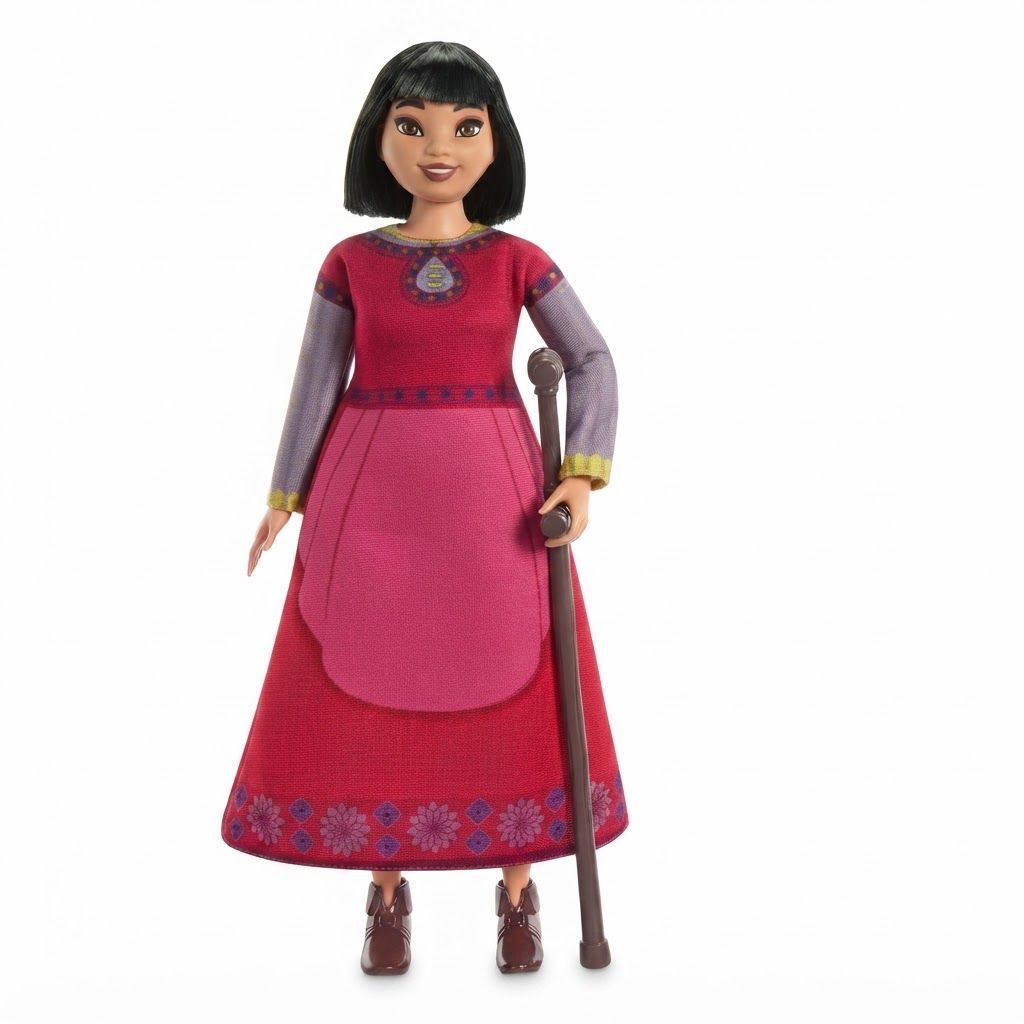 Disney Wish Dahlia of Rosas Fashion Doll, Posable Character Doll with Signature Outfit & Accessories, Kids Toy