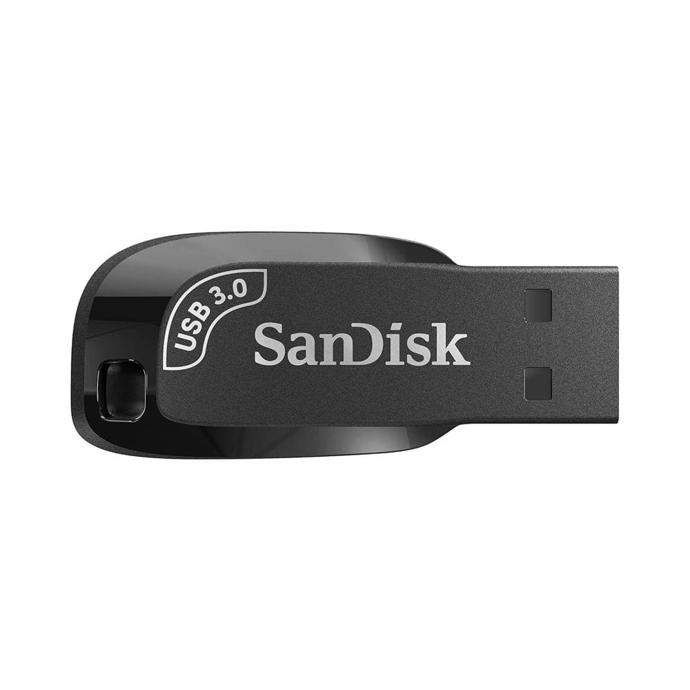 SanDisk Ultra Shift USB 3.0 Flash Drive 32GB with Up to 100MB/s Read Speed, Compact Capless Design, Fast File Transfers & Plug-and-Play Storage | Black - 619659182274
