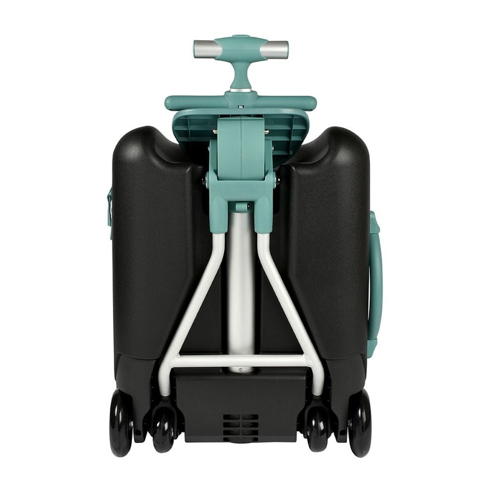 Beaba Eazy Luggage Travel Suitcase 22.8 Inch, Generous Storage Space, Smart Travel Design, Multiple Carry Options - Black