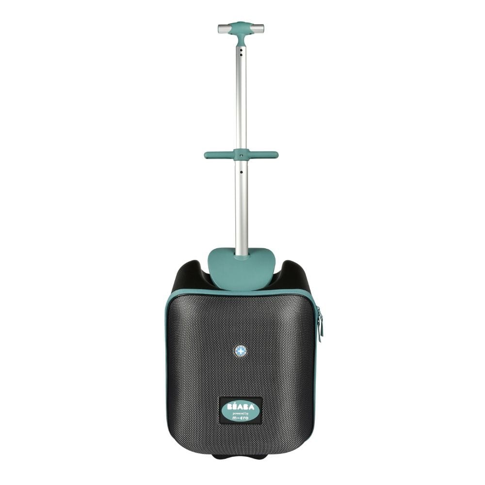 Beaba Eazy Luggage Travel Suitcase 22.8 Inch, Generous Storage Space, Smart Travel Design, Multiple Carry Options - Black