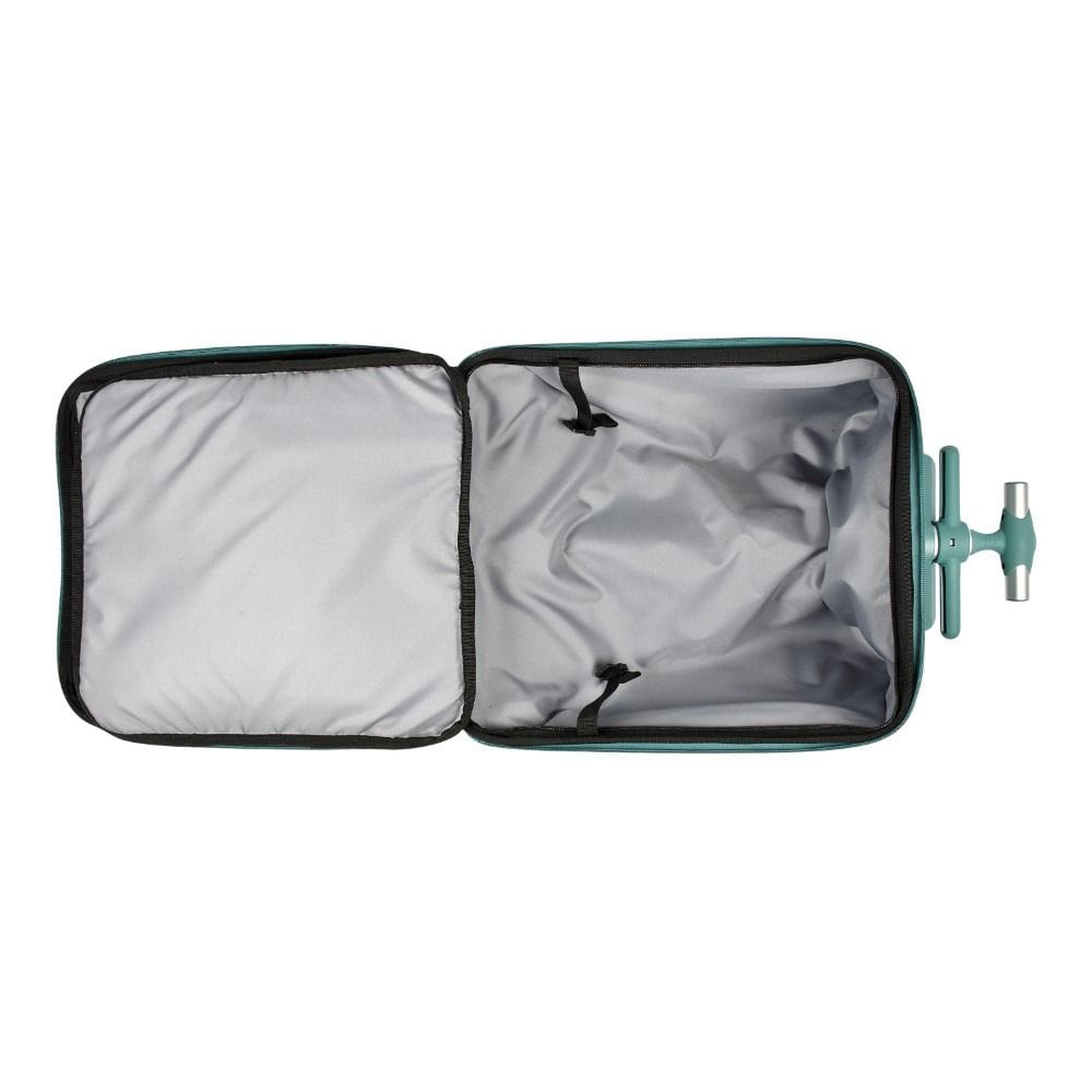 Beaba Eazy Luggage Travel Suitcase 22.8 Inch, Generous Storage Space, Smart Travel Design, Multiple Carry Options - Black