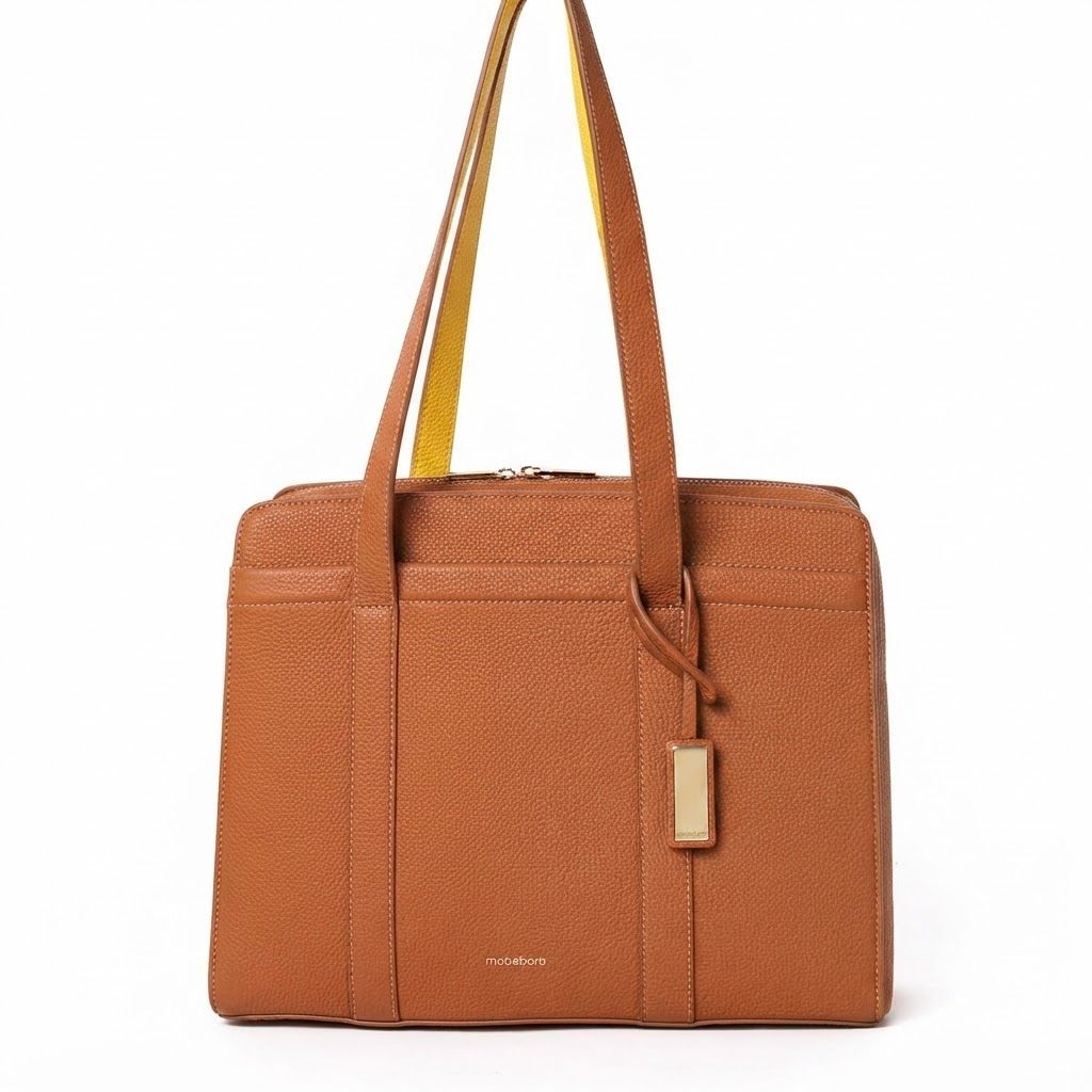 Mokobara The Celeste Tote Bag for Women, Premium Vegan Leather Handbag, Fits 14-Inch Laptop