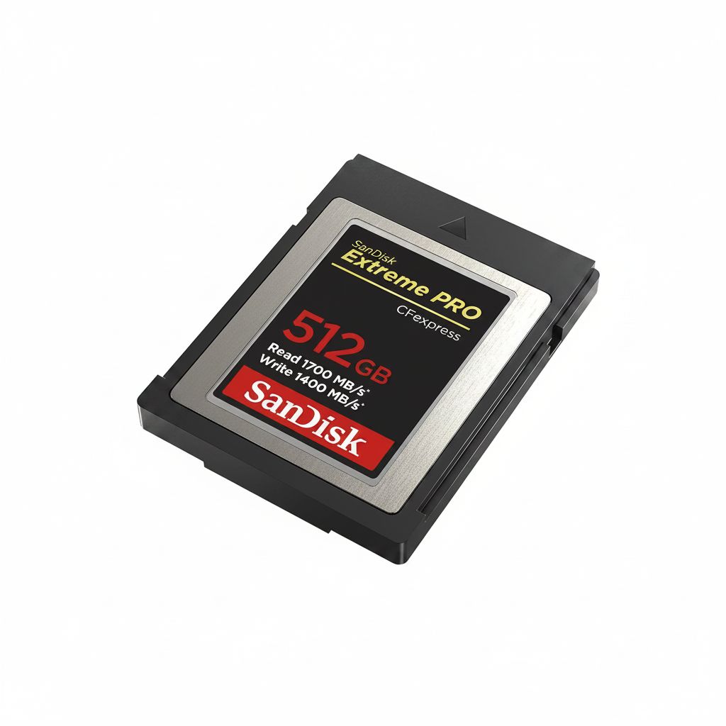 SanDisk 512GB Extreme Pro CFexpress Card Type B SDCFE-512G-GN4NN - Black
