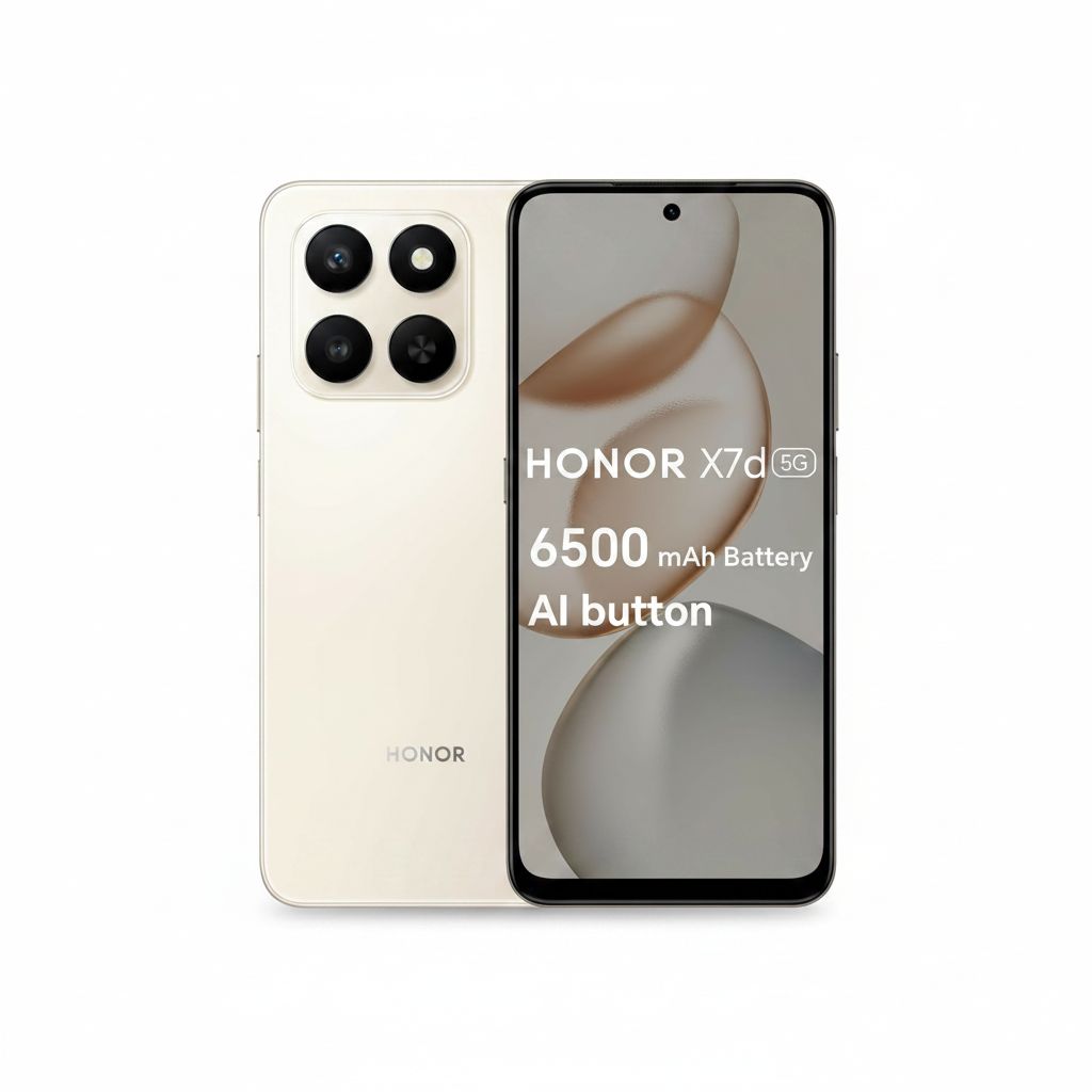 HONOR X7d 4G Smartphone - 8GB RAM, 256GB, 108MP Camera, 6500mAh Battery|Gold