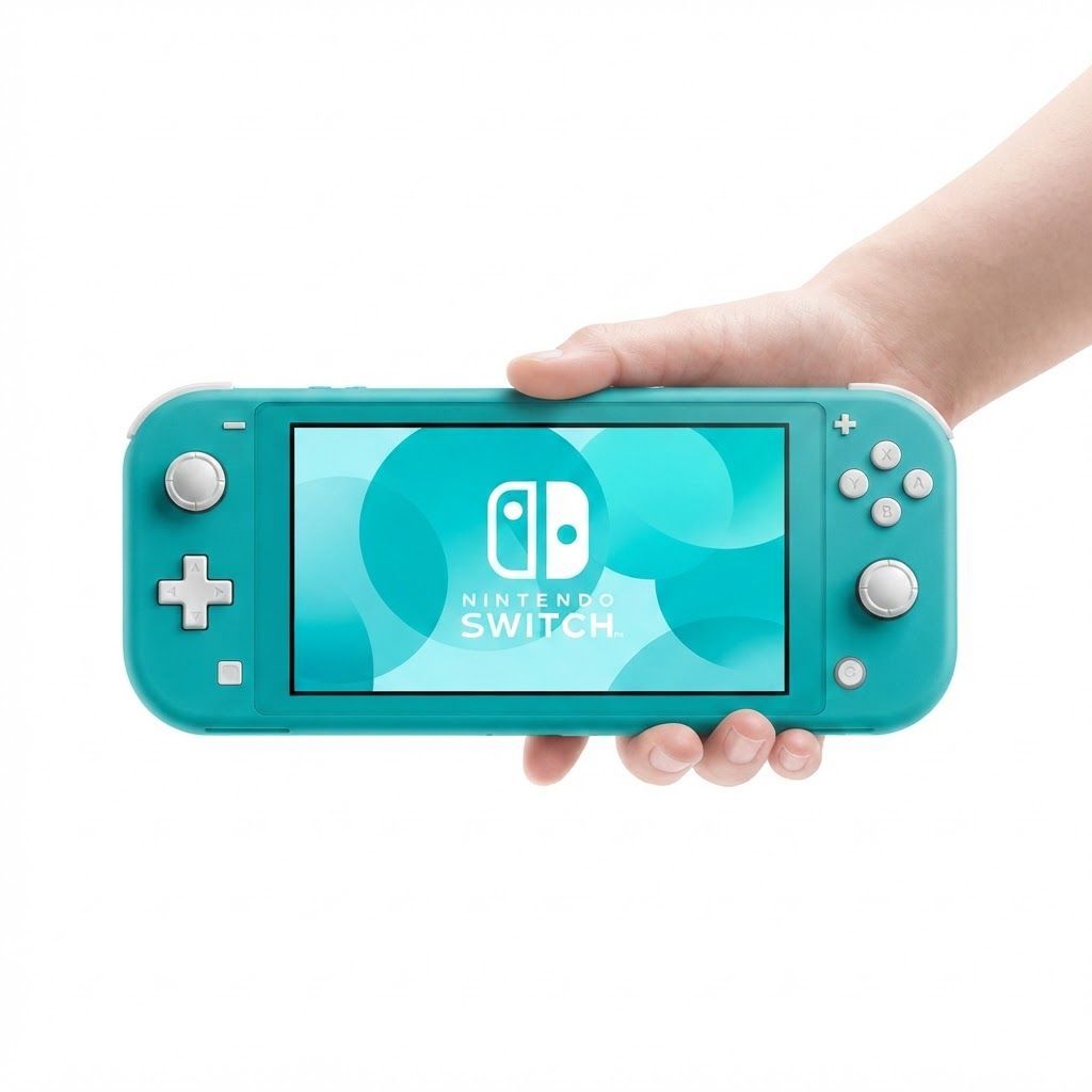 Nintendo Switch Lite Handheld Gaming Console, 5.5-inch Touchscreen Display, Compact Portable Design, Built-in Controls | Green - 4902370542943