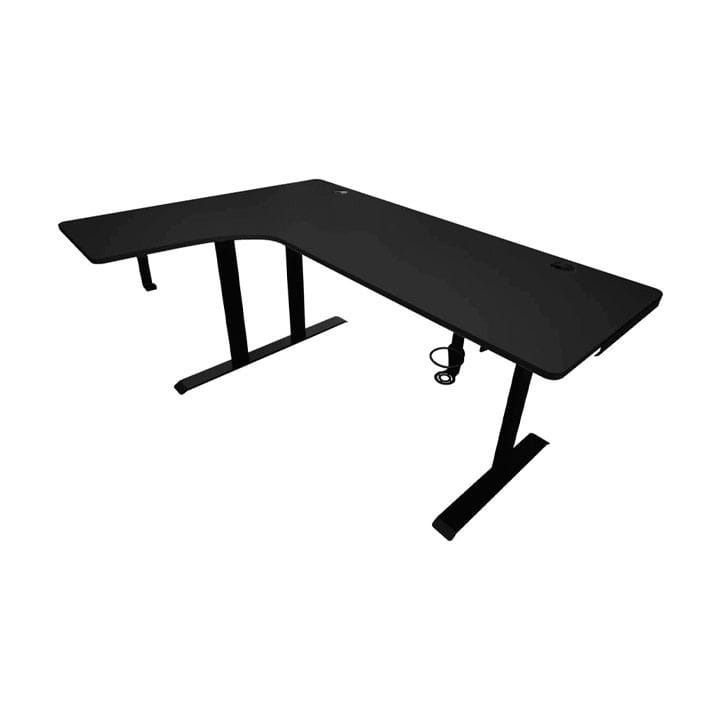 Epic Gamers Pro V3 Gaming Corner Table – Pro V3 Series Gaming Desk, Corner Gaming Setup Furniture | Black – EG-PV3GCT-B