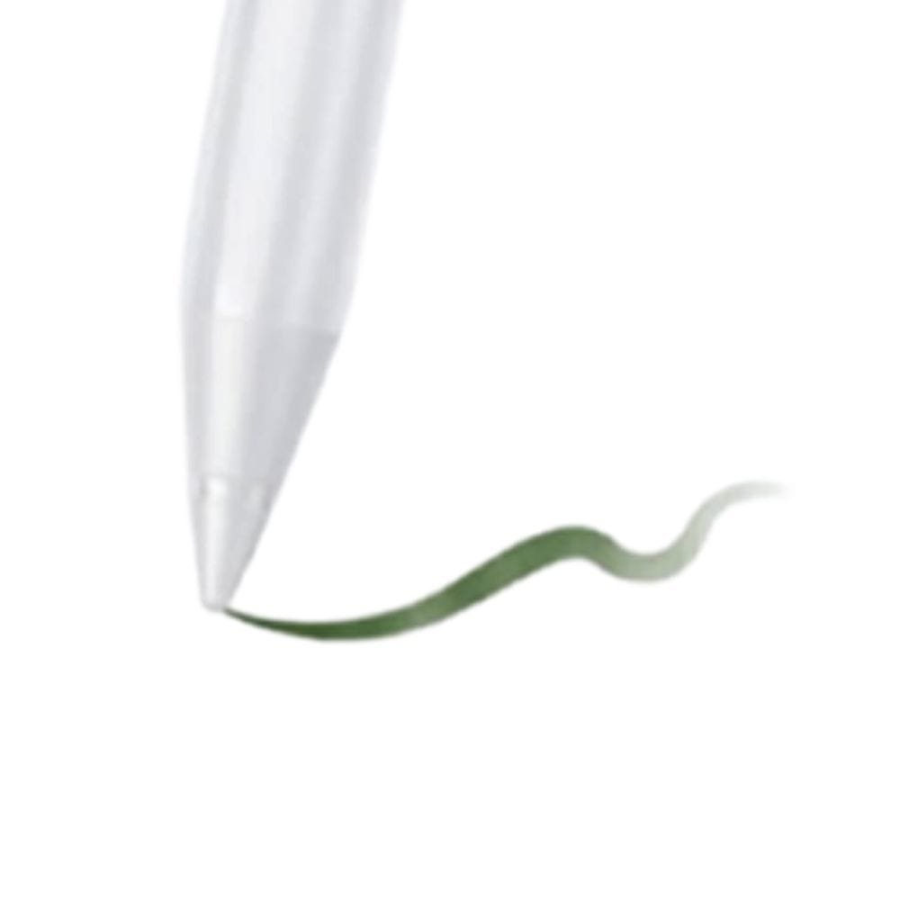 HOCO DGA14 Universal Dual-Tip Capacitive Stylus Pen with Digital Display, Palm Rejection, Tilt Sensitivity - White