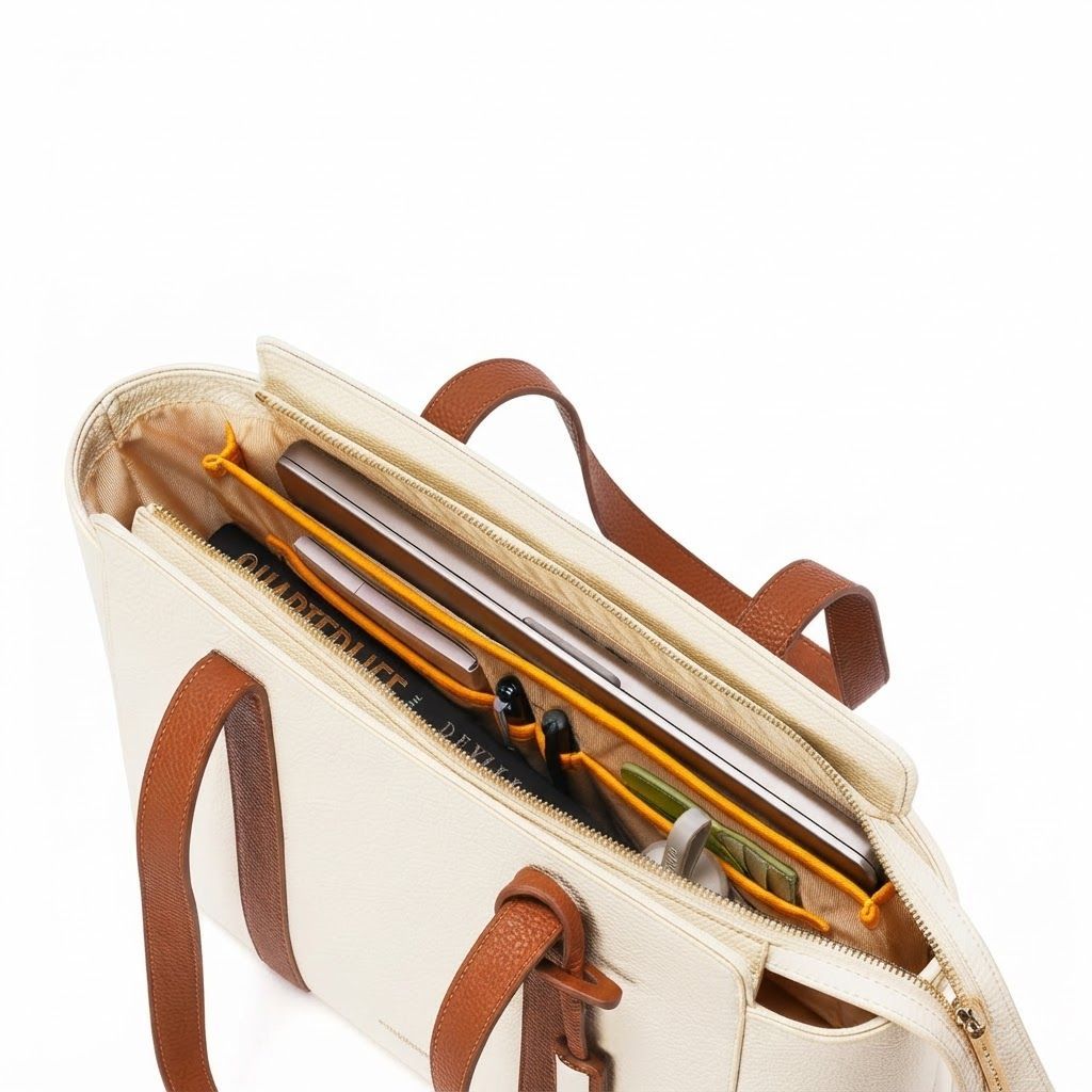 Mokobara Women Sunflower Work Tote Bag - Lightweight Laptop Tote with Luggage Sleeve & 14-inch 