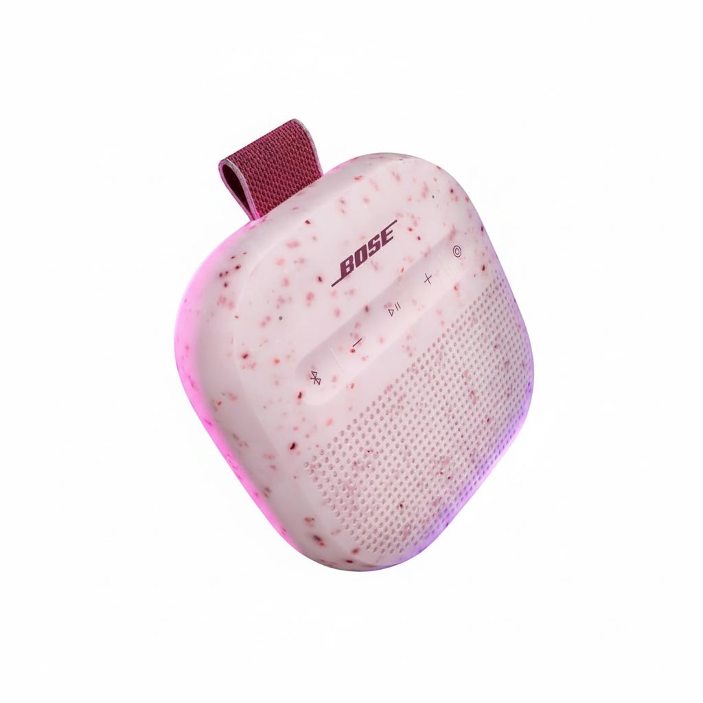 Bose SoundLink Micro Portable Bluetooth Speaker (2nd Gen), Waterproof, Ultra-Portable, Powerful Sound - Petal Pink