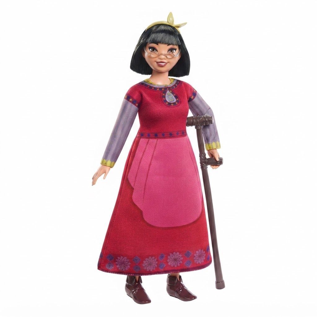 Disney Wish Dahlia of Rosas Fashion Doll, Posable Character Doll with Signature Outfit & Accessories, Kids Toy