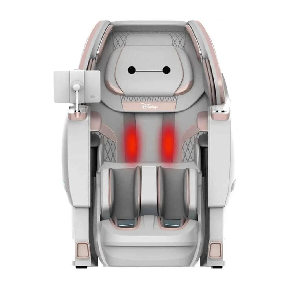 كرسي مساج روتاي Baymax Disney مع وضعية انعدام الجاذبية، تدليك شياتسو للجسم بالكامل، علاج حراري، ضغط هوائي، وبكرات تدليك للقدم - أبيض - RT8630
