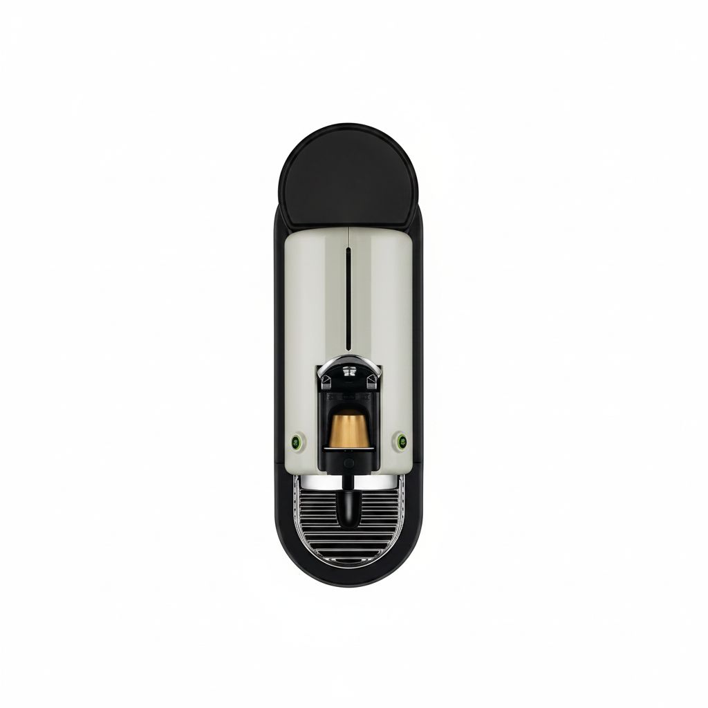 Nespresso CitiZ Coffee Machine, One-Touch Brewing, 40ml Espresso & 110ml Lungo for Home Use, Compact Design | White - GNN133MCL00142