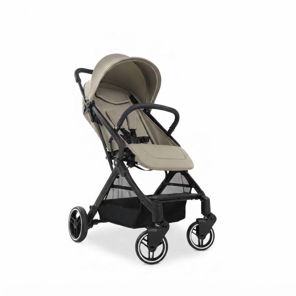 Hauck Travel N Care Plus Travel Buggy Lightweight Foldable Stroller for Kids up to 25kg, One-Hand Fold, Combines Portability with Superior Comfort | Velvet Olive 