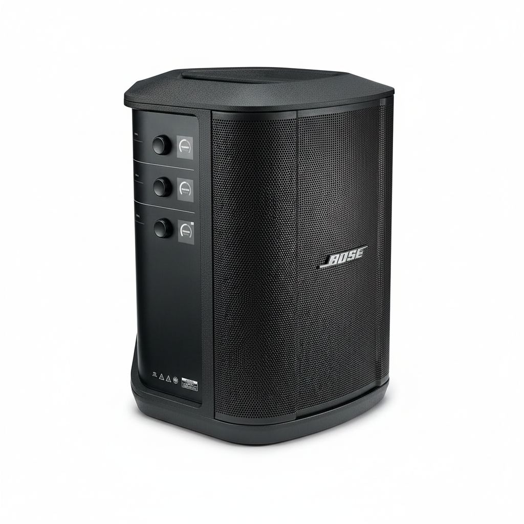 Bose S1 Pro+ Portable Bluetooth Speaker & PA System, Wireless, Rechargeable Battery, Powerful Sound, Portable Design - Black