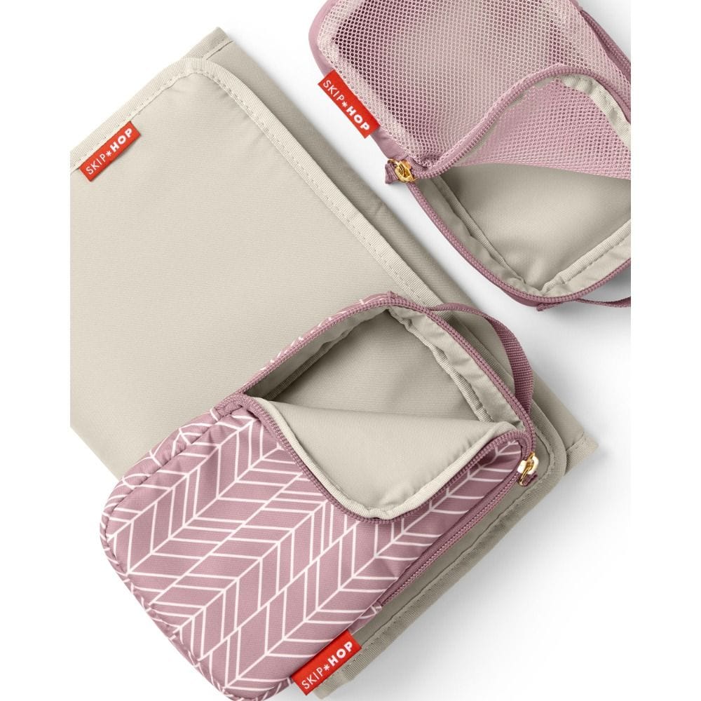 Skip Hop Forma Diaper Backpack, Lightweight And Waterproof Design, Smart Organized Storage System, Stroller-Friendly Clip System - Mauve Mist