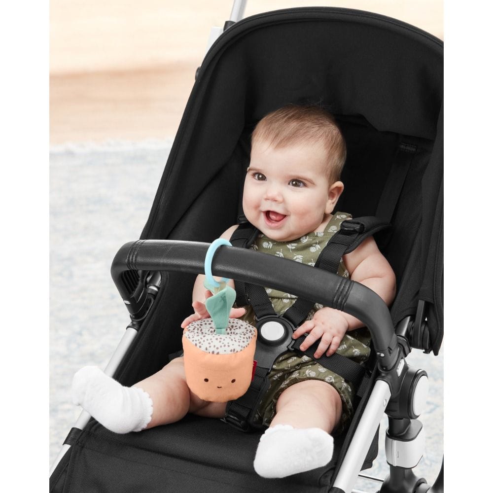 Skip Hop Garden Oasis Baby Stroller Toy 0+ Monthss, Multi-Sensory Sound And Texture Play, Easy Open And Close Interaction - Multicolour