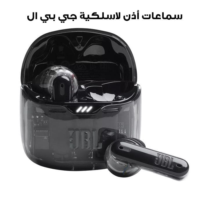 سماعات أذن لاسلكية مع إلغاء الضوضاء جي بي إل تيون فليكس - إصدار الشبح الأسود