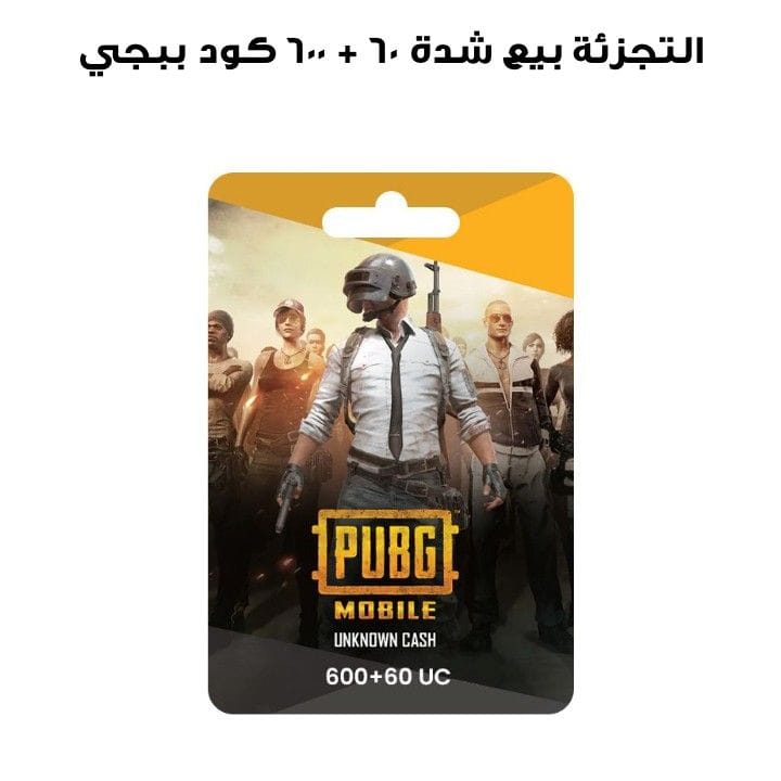 PUBG PIN 600+60 UC RETAIL