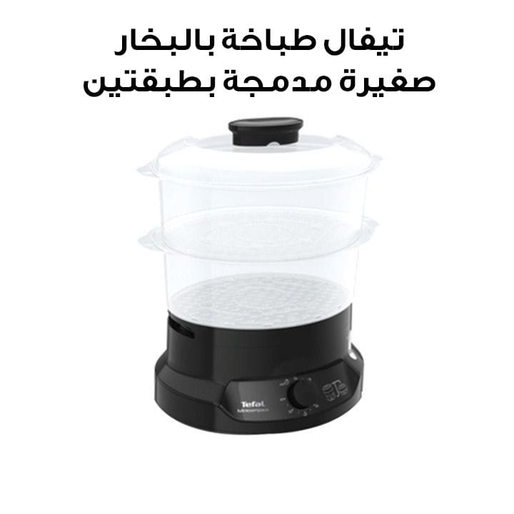 Tefal 2-Tier Mini Compact Steam Cooker | VC139865