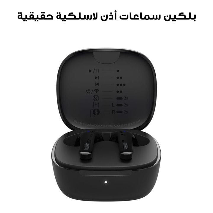 BELKIN SoundForm Motion True Wireless Earbuds - Black | AUC010BTBK