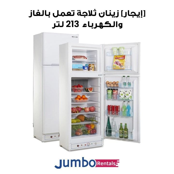 [RENTAL] Zenan 213Ltrs LPG &amp; Electric Powered Refrigerator | ZGR-228-1-Day