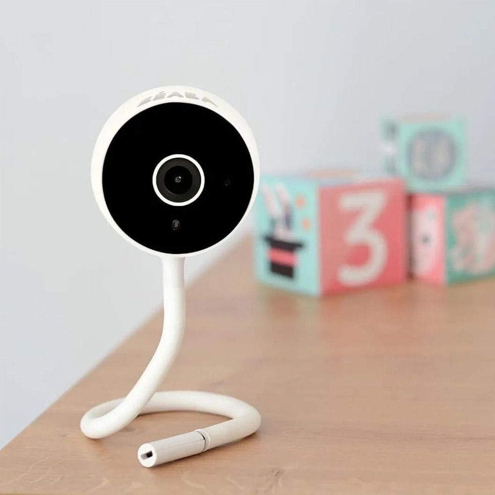 Beaba Full HD 3MP WiFi Video Baby Monitor App iOS Android Motion Noise Crying Detection Cloud Walkie-Talkie White | 930378