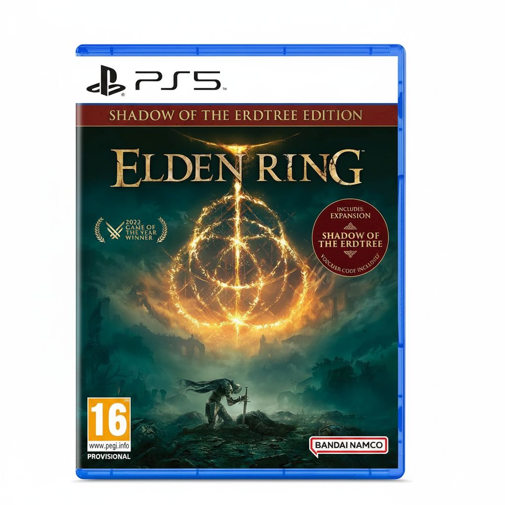 Elden Ring Shadow of the Erdtree Edition for Sony PlayStation 5 (PS5) Action RPG Game, Single & Online Multiplayer (3391892)