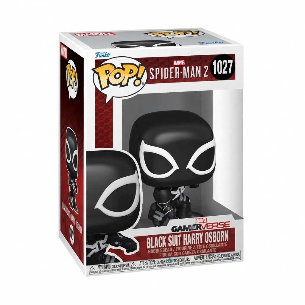 Funko Pop! Games SM2VG Harry Osborn Black Suit Vinyl Figure - Spider-Man 2 Collectible Merch