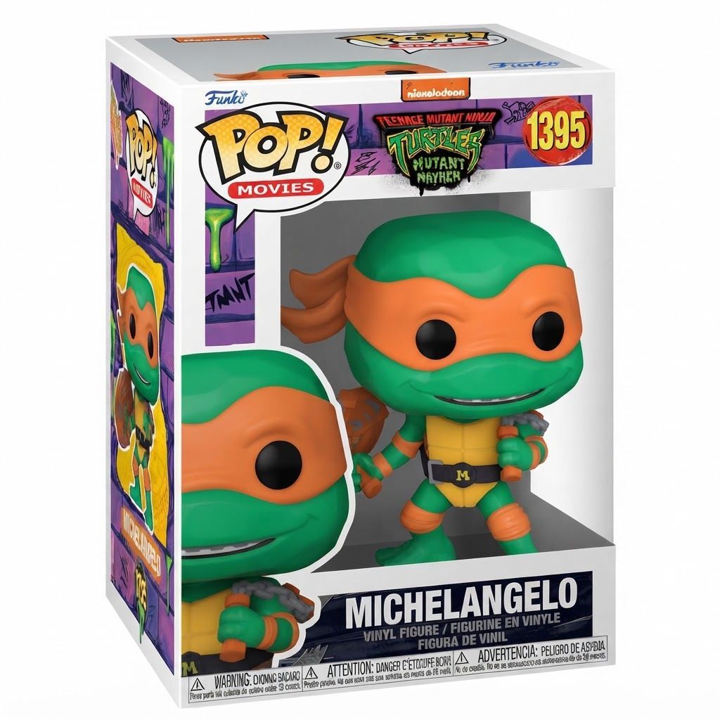 Funko Pop! Movies Teenage Mutant Ninja Turtles Michelangelo Collectible Vinyl Figure - 3.75 In