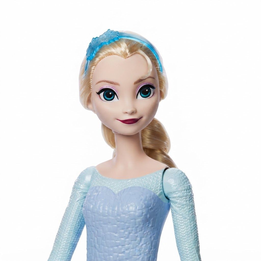 Mattel Disney Frozen Spin & Reveal Elsa Fashion Doll Set JBG59, Magical Twist Reveal with 11 Surprises, Multicoloured