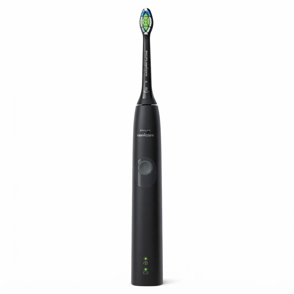 Philips Sonicare ProtectiveClean 4300 Toothbrush HX6800/44, Black - Pressure Sensor, Whitening