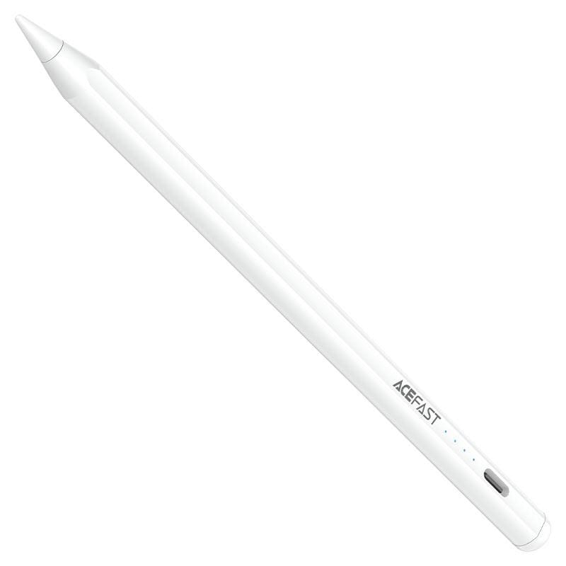 ACEFAST V1 Universal Capacitive Stylus Pen, High-Precision Touchscreen Pen for iPad, Tablets & Smartphones - White