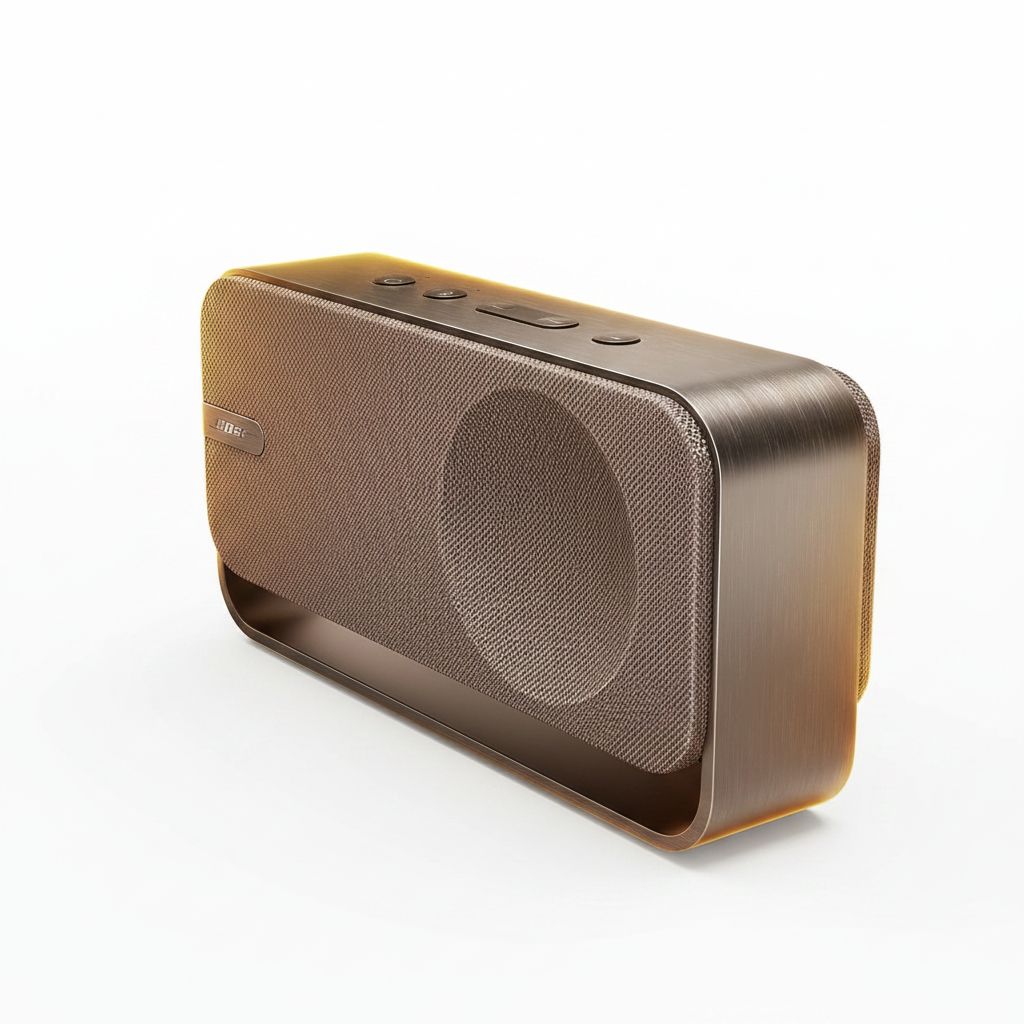 Bose SoundLink Home Bluetooth Speaker, Premium Portable Sound, Wireless Bluetooth Connectivity, Wood Finish, Compact Design - Warm Wood